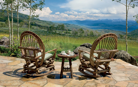 bent willow chair, rustic furniture, Adirondack